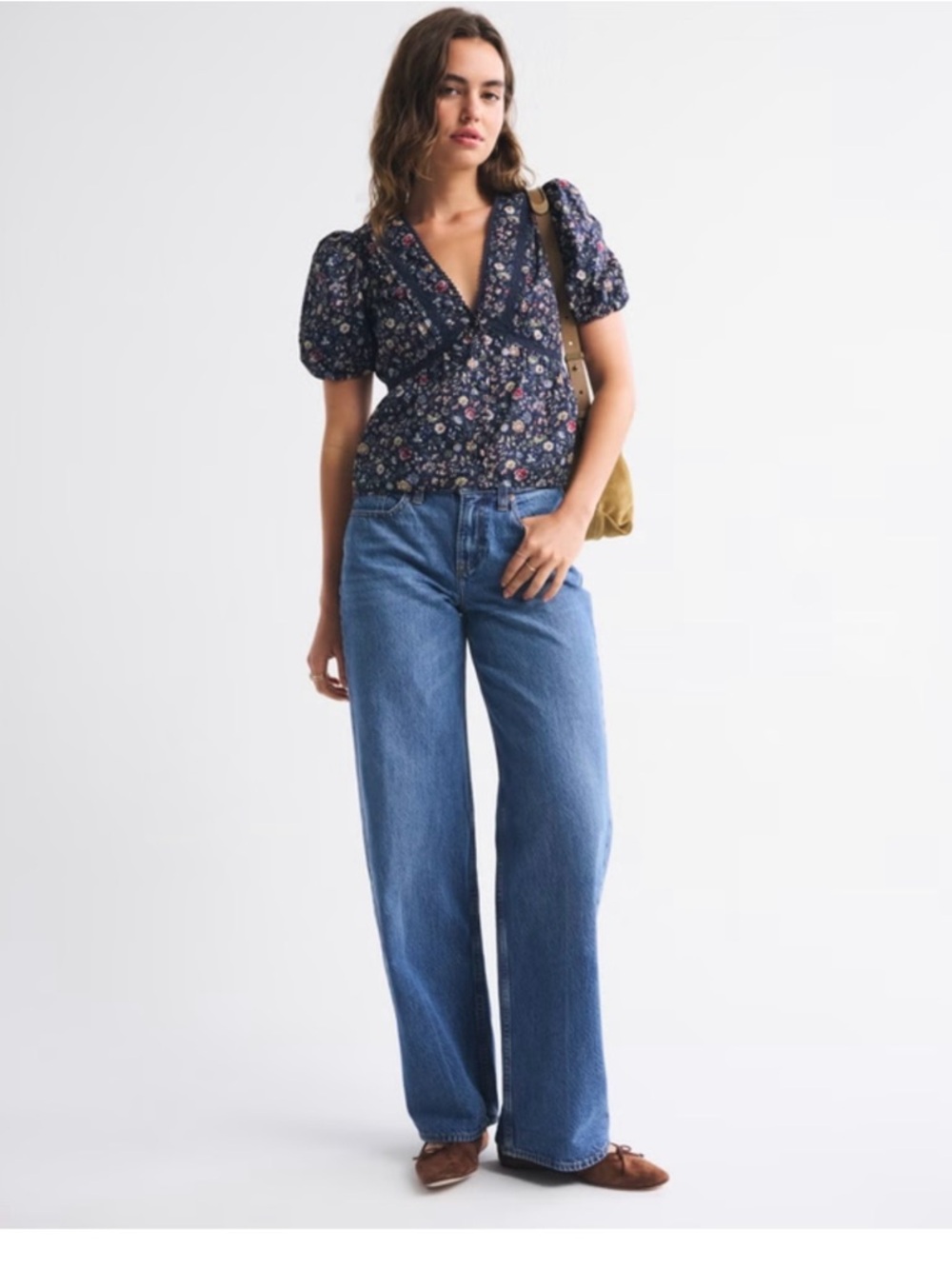 Abercrombie & Fitch  Puff Sleeve Blouse